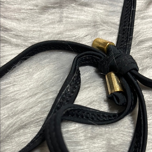 Black with Gold Hardware Bikini - Picture 8 of 9